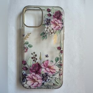 Floral Clear Phone Case